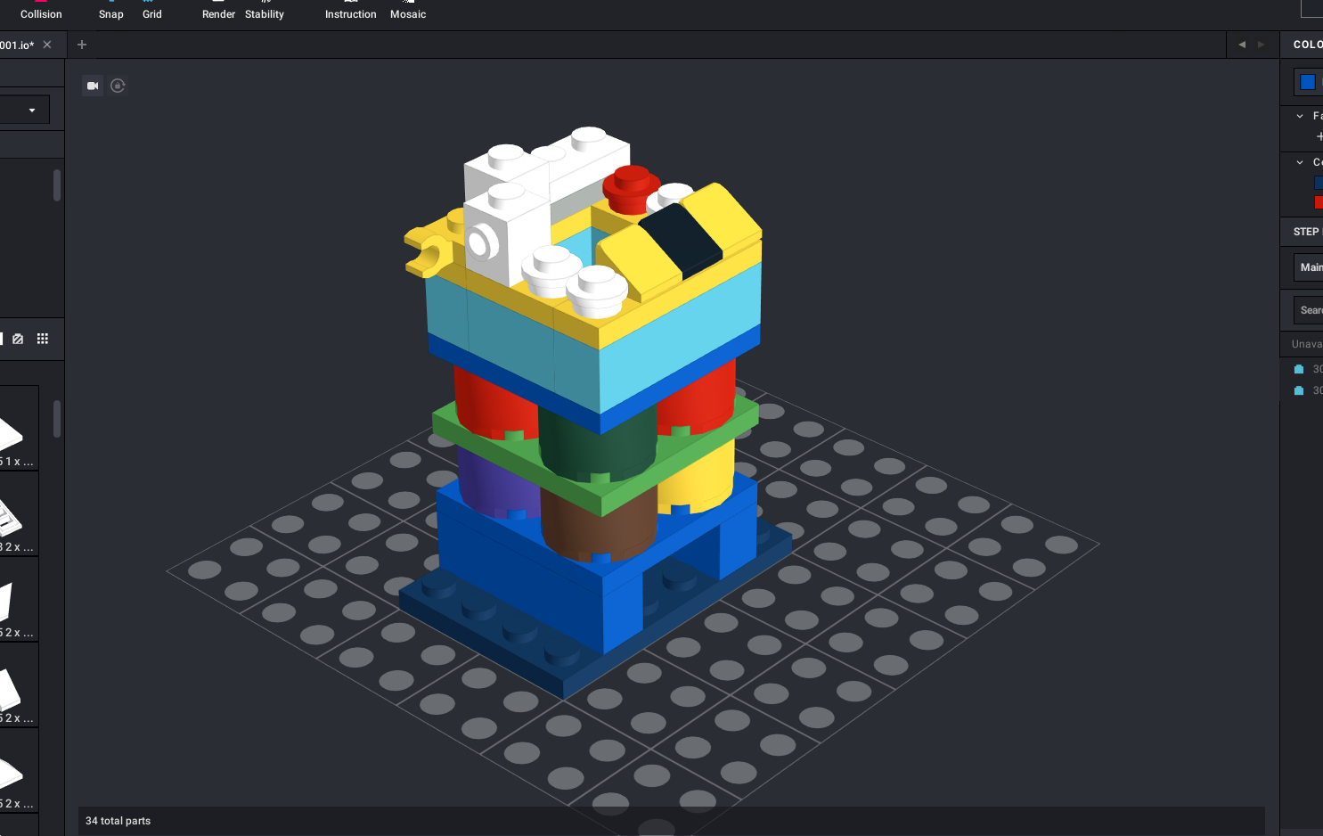 Original in Bricklink nachgebaut